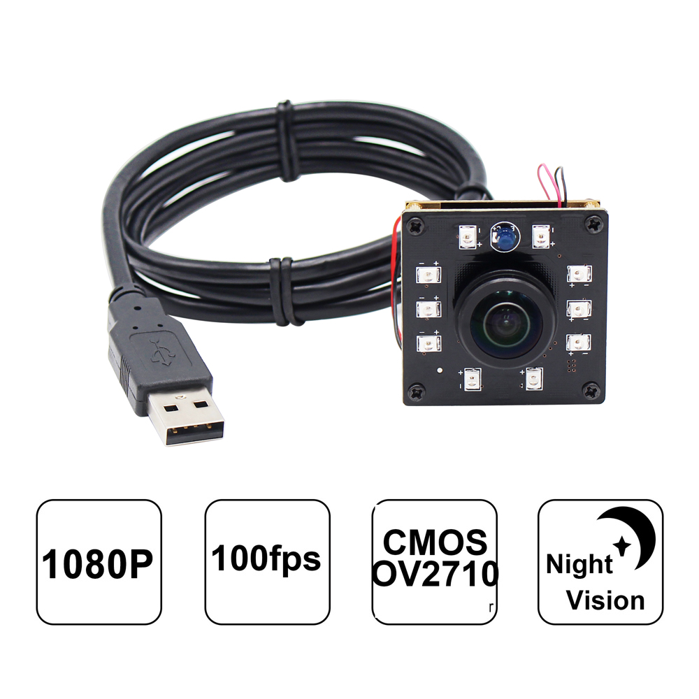 ELP USB Video Camera Support OTG IR 1080P 30fps Mjpeg Yuy2 Wide Angle