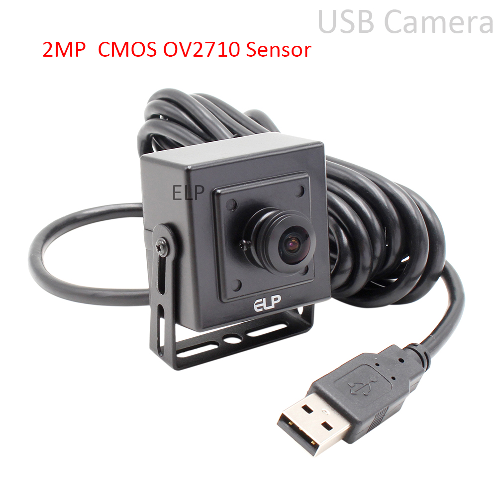 ELP Wide Angle 180 Degree Fisheye Lens Full HD 1080P USB Camera  OV2710 Color Sensor MJPEG/YUY2 support Mini USB Webcam
