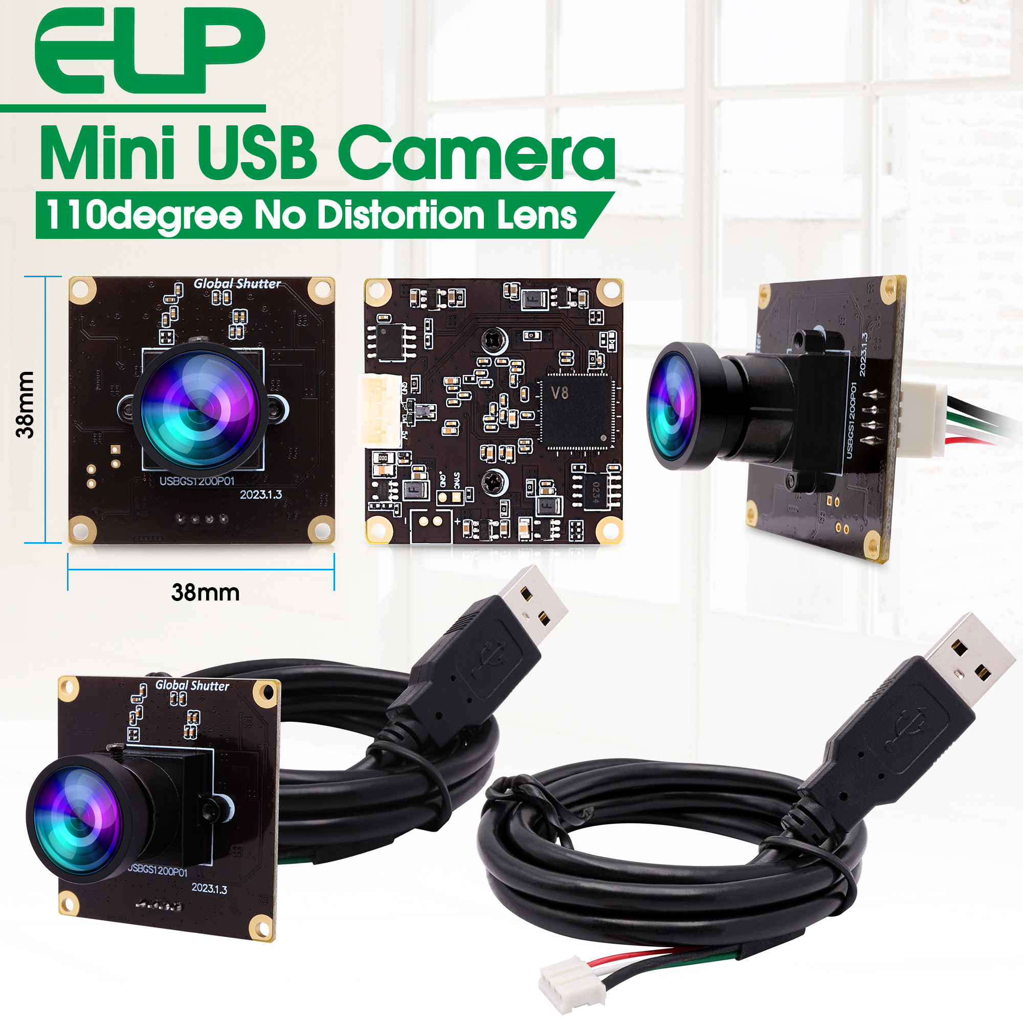 ELP USB カメラ グローバルシャッター 50fps 高速 USB 広角 Amazon.co.jp: ELP 50FPS USBカメラ グローバルシャッター 高速